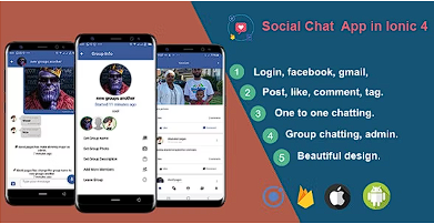 社交聊天 – Ionic 5 实时 Firebase源代码