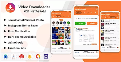Instagram 下载器 – 视频、照片、故事、卷轴、ITGV – 多合一 Instagram 下载器应用程序源代码