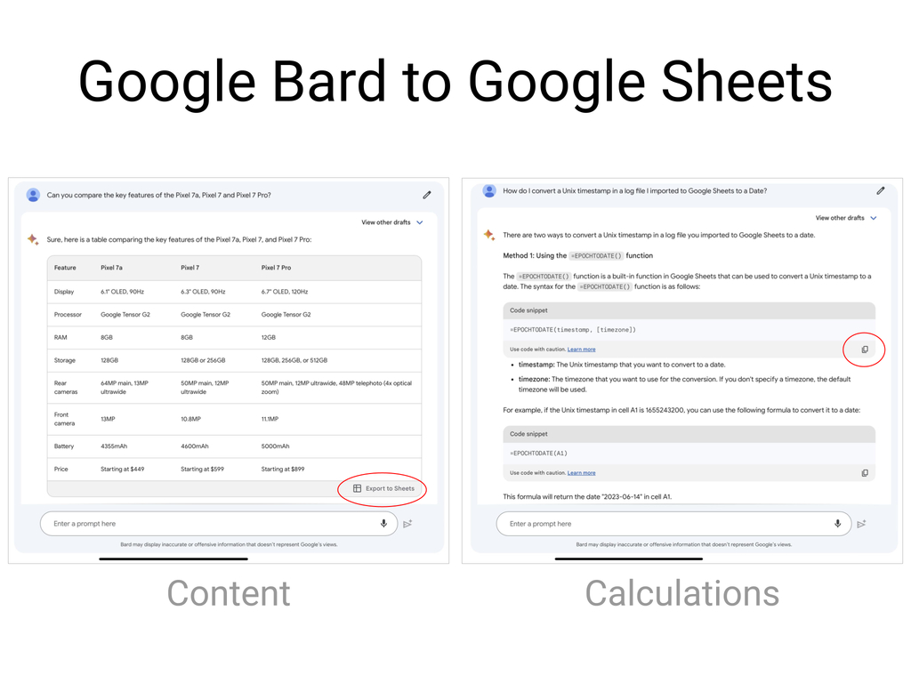 如何将 Google Bard 与 Google 表格结合使用