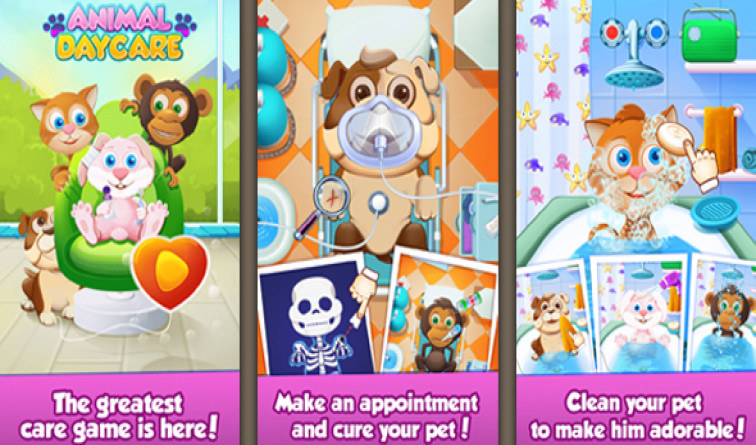 动物日托宠物兽医美容游戏源代码