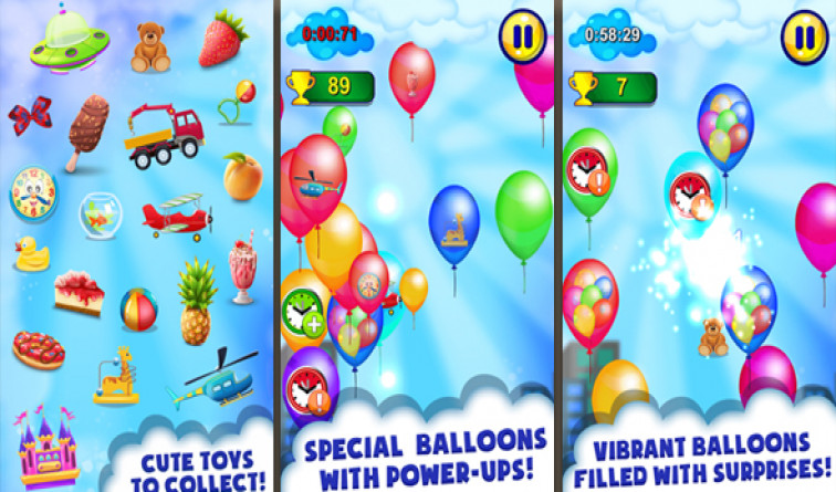 儿童爆气球游戏源代码