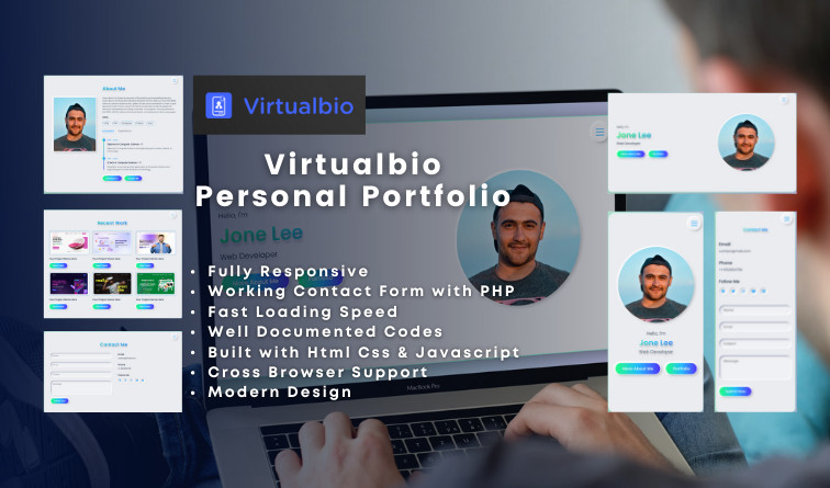 VirtualBio 个人作品集源代码