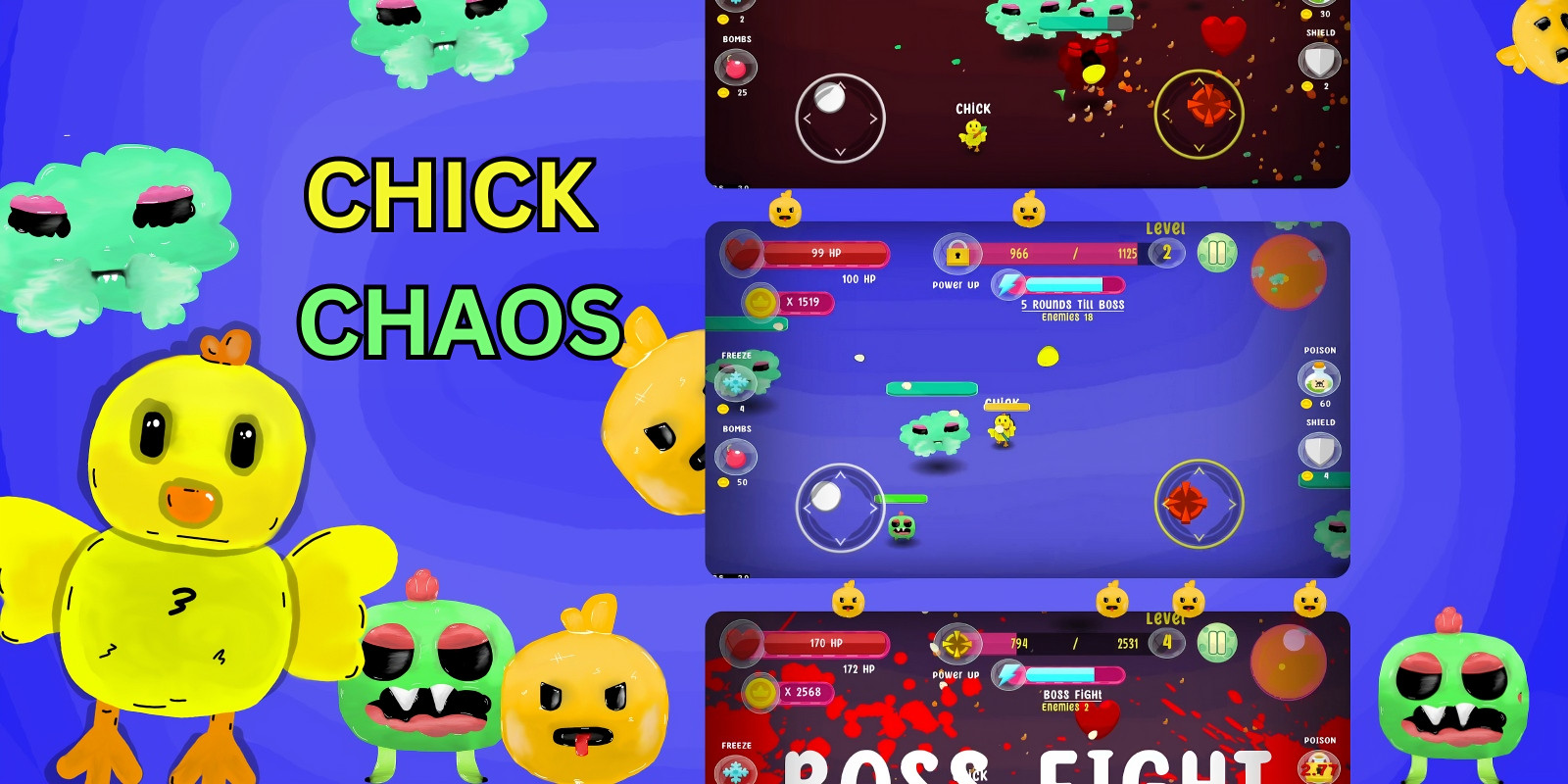 Chick Chaos – 完整的 Unity 超休闲游戏源代码
