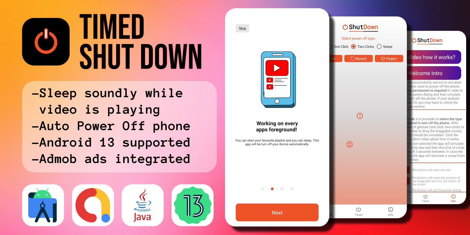自动关闭手机 Android 应用程序源代码