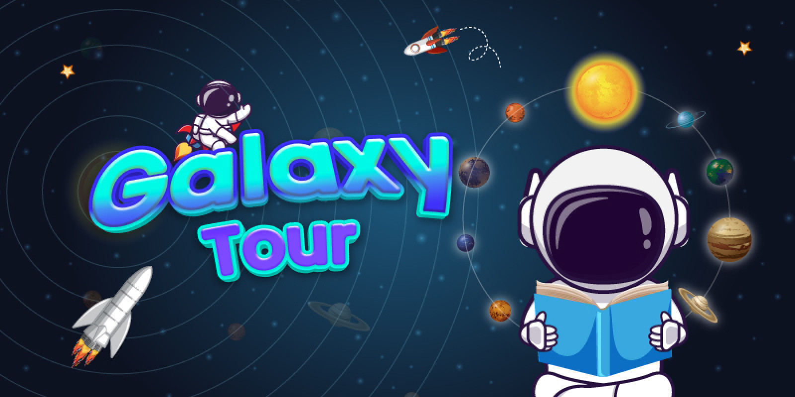 Galaxy Tour 教育 HTML5 游戏构建 3源代码