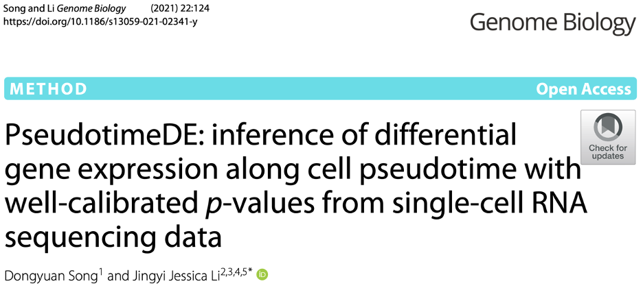 Genome Biology发表李婧翌团队单细胞拟时序分析与数据模拟新工具研究
