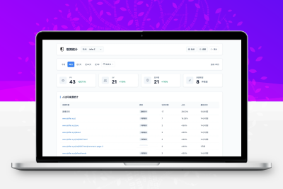 PHP网站统计系统 极简统计 支持宝塔本地部署