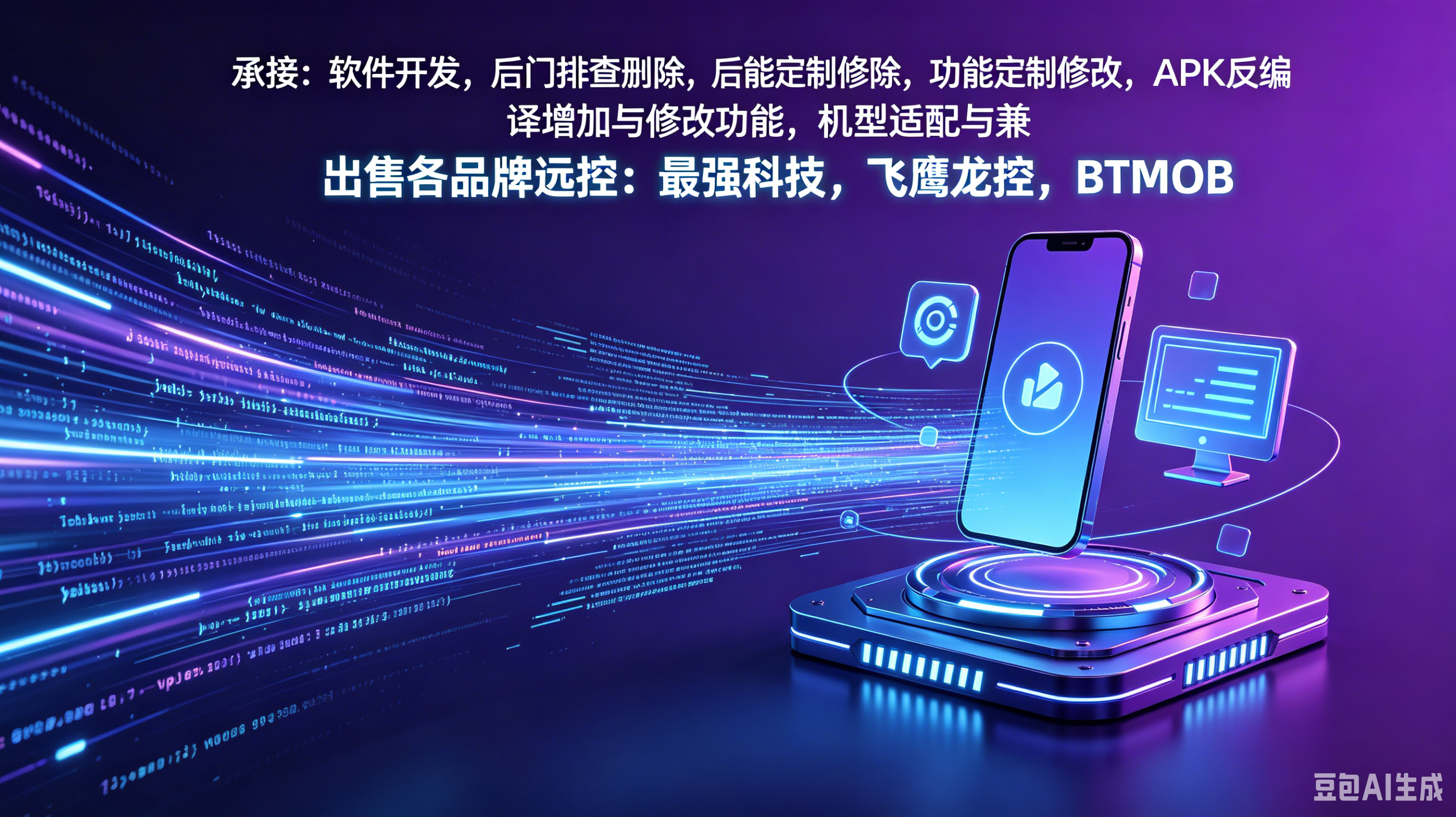 专业承接手机远控二次开发