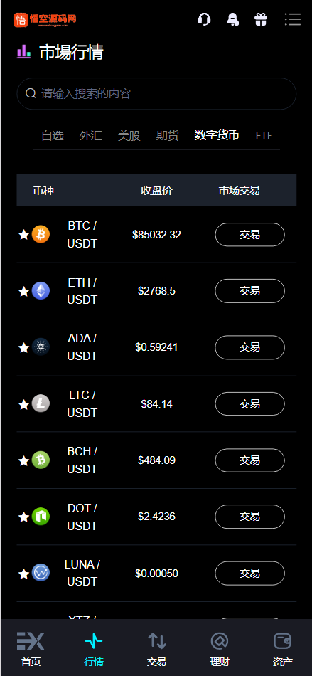 【亲测】Bitinvests多语言交易所源码/外汇+美股+期货+交割合约+期权交易+现货交易+C2C+平台币+Ai投资理财+Defi借贷/前端vue纯源码+后端PHP-wukongymw.com-悟空源码网 Bitinvests多语言交易所源码/外汇+美股+期货+交割合约+期权交易+现货交易+C2C+平台币+Ai投资理财+Defi借贷/前端vue纯源码+后端PHP