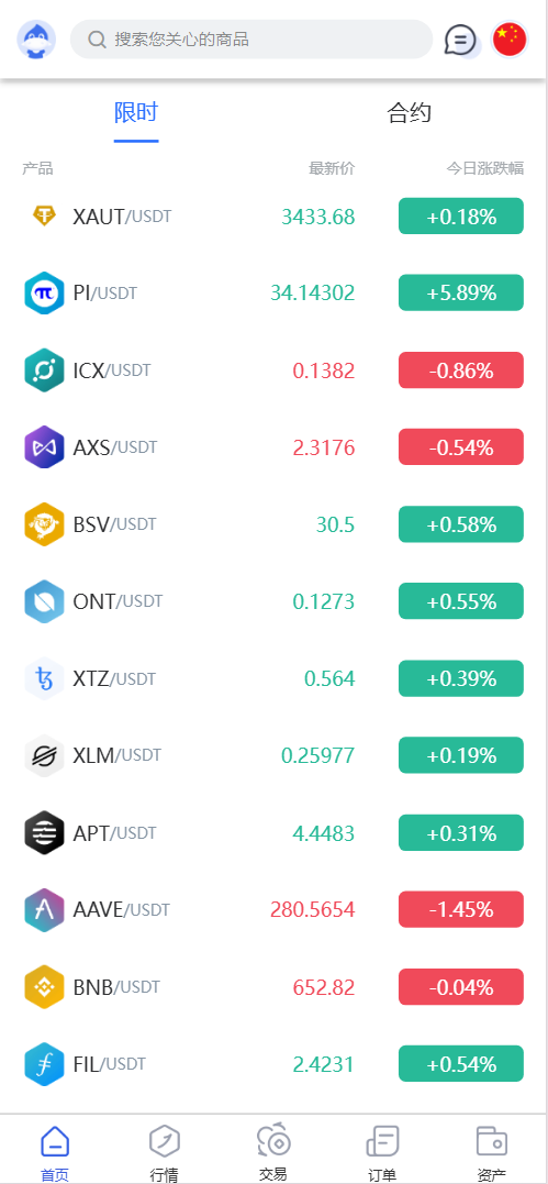 Phemex多语言交易所源码/期权交易+合约交易+新币申购+锁仓挖矿+平台币发行+K线行情控制/前端uniapp编译后+后端PHP